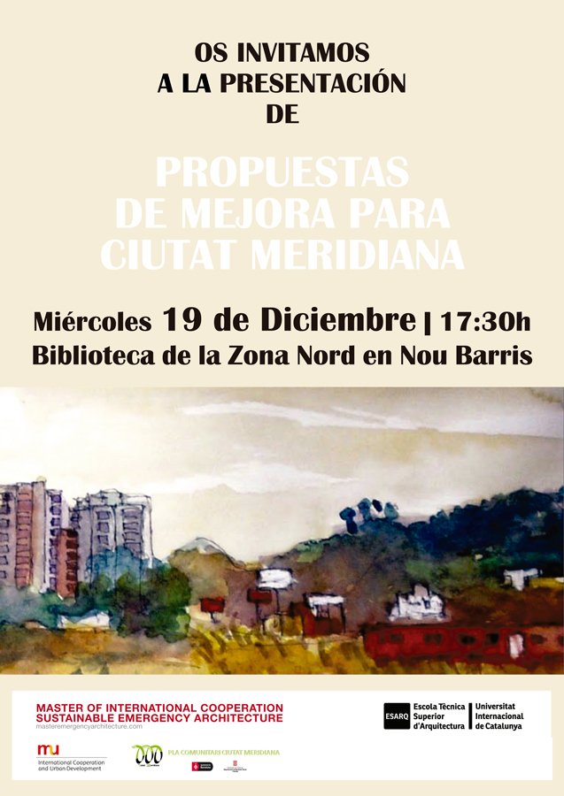 Students present urban intervention proposals in Ciutat Meridiana