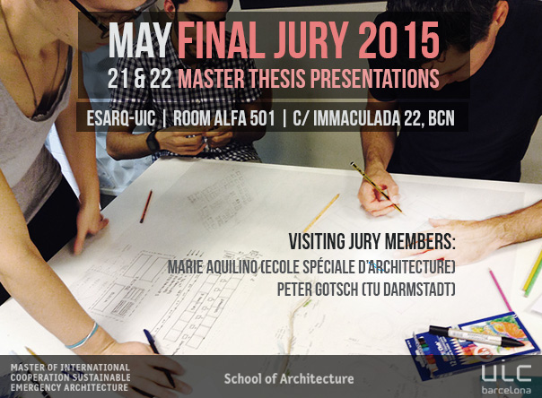 Final Jury 2015 | Master Thesis Presentations