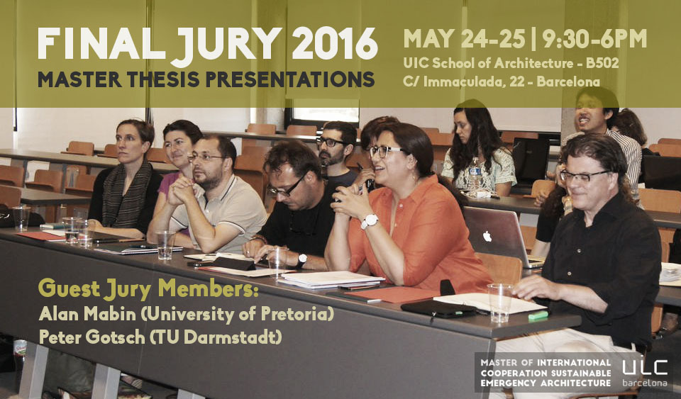 Final Jury 2016 | Master Thesis Presentations