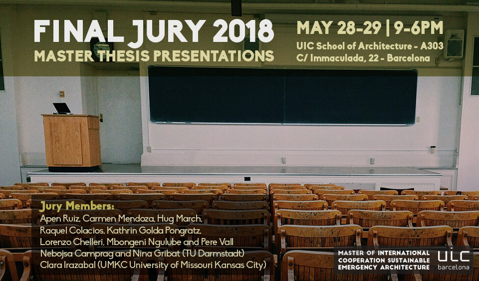 Final Jury 2018 Master Thesis Presentations Master Of International 
